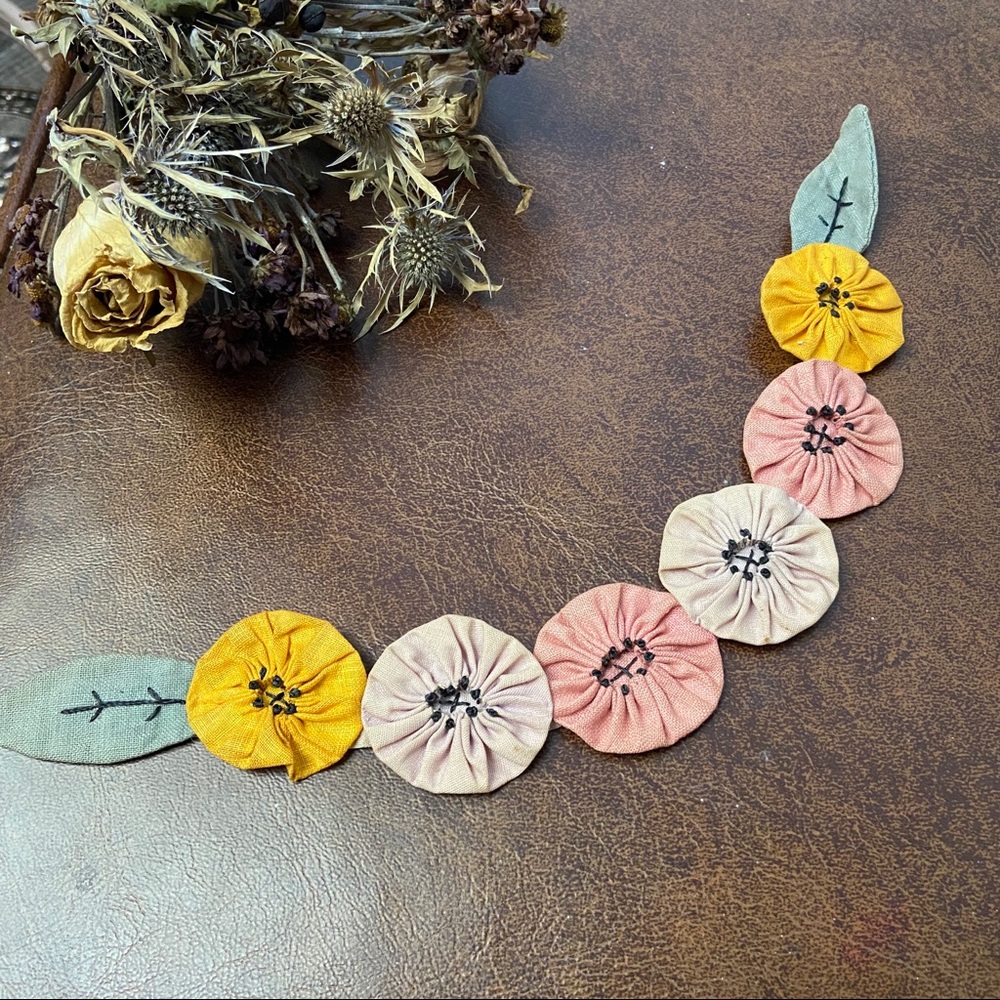 Antique Floral Craft Piece - Picture 1 of 6